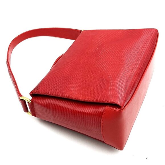 GUCCI Red Leather Bag - Picture 4 of 13